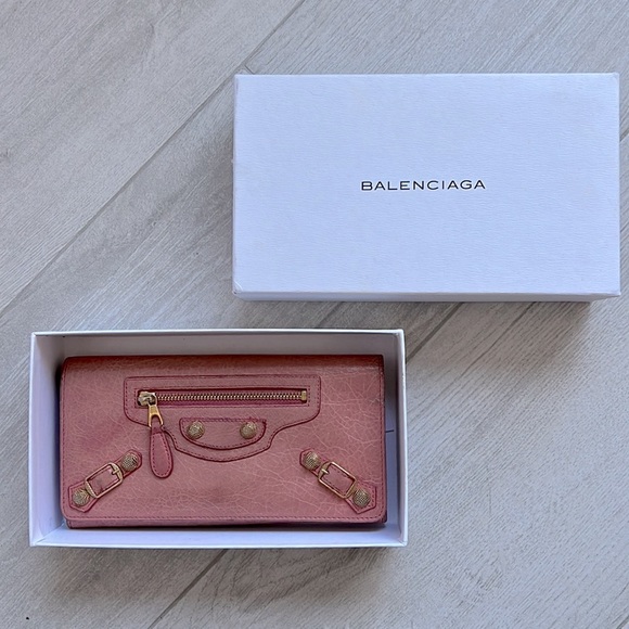 Balenciaga Handbags - Pink Balenciaga Wallet